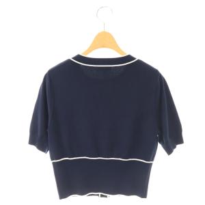 TOCCA 24SS SAILOR カーディガン ニット S ネイビー /DF OS