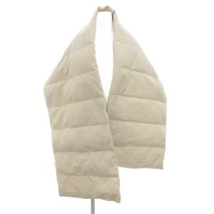 タグ付き ダウンストール マフラー F アイボリー /JS