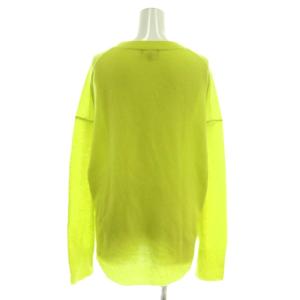 Theory カシミヤクルーネックニット セーター 長袖 S 黄 イエロー /AT OS