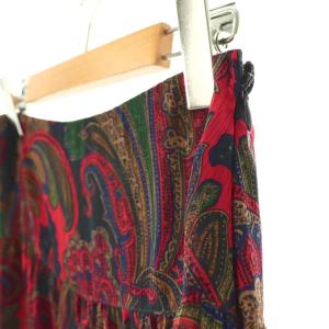 LAUREN RALPH LAUREN ペイズリー柄ティアードスカート 00 マルチカラー /DO OS