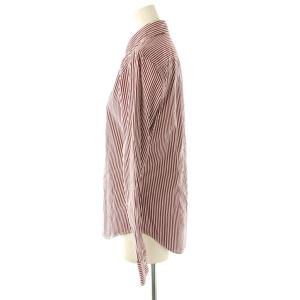 RALPH LAUREN ストライプボタンダウンシャツ 6 レッド ホワイト /DO OS