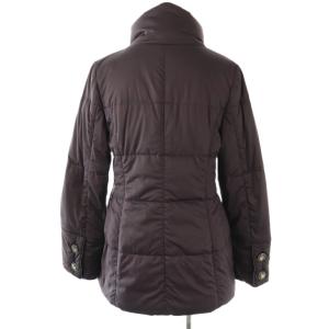 Leilian スタンドカラーダウンコート アウター 9 パープル /DO OS