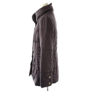 Leilian スタンドカラーダウンコート アウター 9 パープル /DO OS