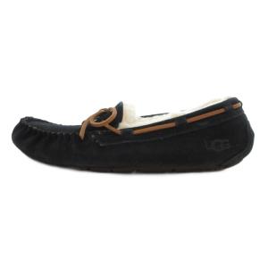 UGG australia ダコタ Dakota モカシンシューズ スリッポン スエード 24cm 黒 ブラック 117949 /GV