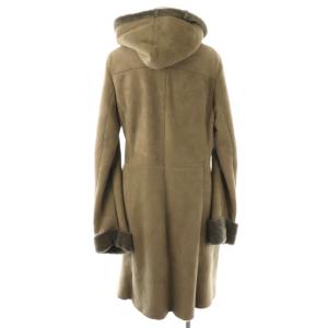 theory luxe ムートンコート ロング ファー シープスキン 38 グレー /AT OS