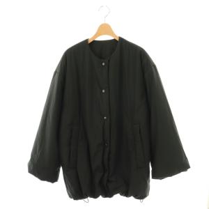 エアリーコクーンパッファーコート アウター ノーカラー 36 ブラック /DO OS