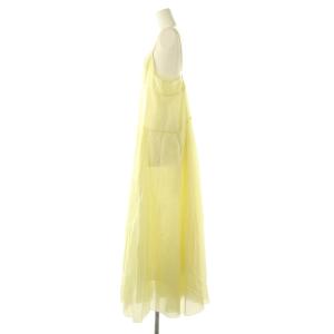 IENA 24SS エアリーキャミワンピース マキシ ロング 36 黄 イエロー /AT OS