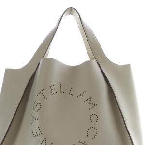 STELLA McCARTNEY ステラロゴ トートバッグ ハンドバッグ レザー ポーチ付き ベージュ 502793 /SR5