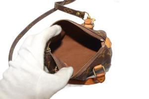 LOUIS VUITTON モノグラム ミニスピーディ ハンドバッグ 2way ブラウン