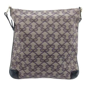 ANYA HINDMARCH ショルダーバッグ ジャガード 総柄 グレー /JS