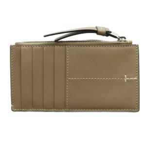 TOD'S フラグメントケース ミニ財布 レザー 水色 ライトブルー /SS OS