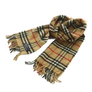 マフラー ノバチェック ウール ベージュ