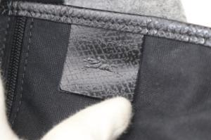 Longchamp トートバッグ ショルダーバッグ ウール グレー /YO13