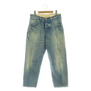 always デニムパンツ ジーンズ ボタンフライ リネン混 36 紺 /NR OS