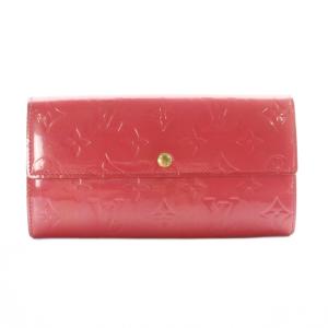 ポルトフォイユサラ 長財布 二つ折り 小銭入れ ヴェルニライン モノグラム フューシャピンク M91236