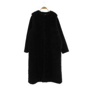 23AW FAUX SHEARLING COAT 1 ブラック 17425