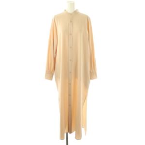  24AW MAXI SHIRT DRESS シャツワンピース 2 ペールオレンジ 16220 /CX