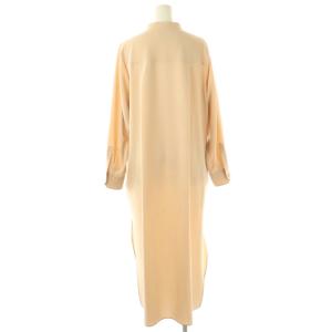 HYKE  24AW MAXI SHIRT DRESS シャツワンピース 2 ペールオレンジ 16220 /CX