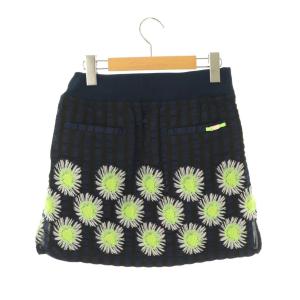 MARK&LONA Dexter Down Skirt スカート 台形 ミニ M ネイビー /HK OS SH