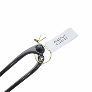 colette malouf キャストメタル U ヘアピン 黒 ブラック /SR41 SH