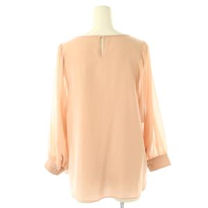 ANAYI シアースリーブブラウス 38 ピンクベージュ /ES OS SH