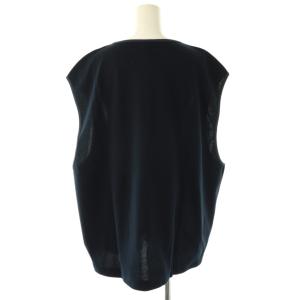 chimala RACHEL KNIT PULL VEST ベスト プルオーバー Vネック L ネイビー /DF OS