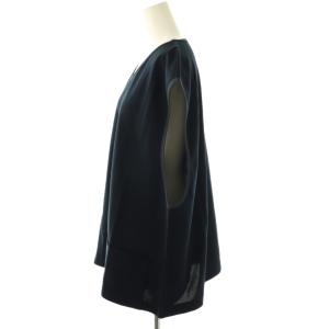 chimala RACHEL KNIT PULL VEST ベスト プルオーバー Vネック L ネイビー /DF OS