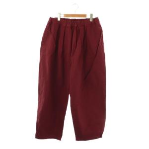 ダック カルフィーパンツ ワイド イージー M 小豆色 /AT OS