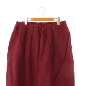 JOURNAL STANDARD LUXE ダック カルフィーパンツ ワイド イージー M 小豆色 /AT OS