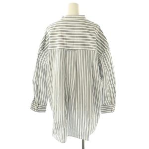 JOURNAL STANDARD LUXE アソートスタンドカラーシャツ 長袖 ストライプ ホワイト グレー /ES OS