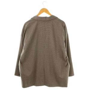JOURNAL STANDARD LUXE TWチェック ジャケット テーラード ウール混 ベージュ /NR OS
