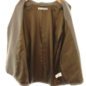 JOURNAL STANDARD LUXE TWチェック ジャケット テーラード ウール混 ベージュ /NR OS