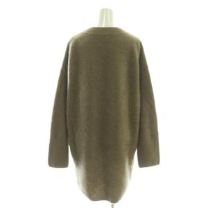 ATON ファーカシミヤ V ネックセーター ニット プルオーバー 2 モカブラウン /CX OS