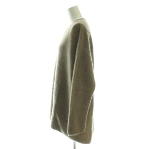 ATON ファーカシミヤ V ネックセーター ニット プルオーバー 2 モカブラウン /CX OS