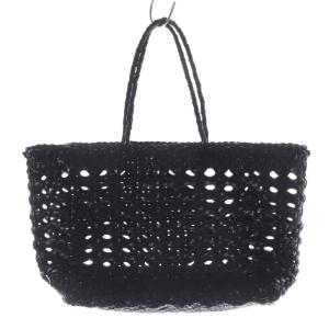 ミニバスケットバッグ レザー ブラック