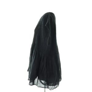 maison de soil ピンタックギャザーノースリーブブラウス プルオーバー 2 紺 /NR OS