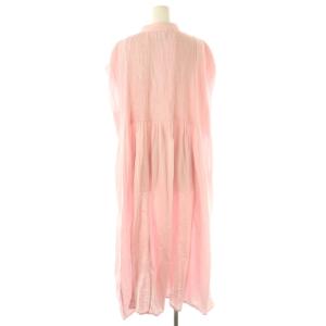 maison de soil COTTON&LINEN PATCHWORK CREW-NECK BANDED F/SL