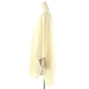 COLLAGE GALLARDAGALANTE ジャージ袖リブTブラウス プルオーバー F アイボリー モカ /DF OS