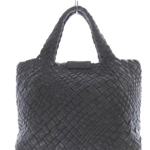 FALORNI イントレチャートハンドバッグ グレー