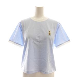 25SS スカーフスタイルLily BearTシャツ カットソー 半袖 F ライトブルー /HK OS