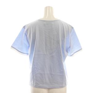 Lily Brown LilyBrown 25SS スカーフスタイルLily BearTシャツ カットソー 半袖 F ライトブルー /HK OS