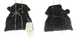 SNIDEL 24SS ラメバリエチェーンバッグ ショルダーバッグ F 黒 /MI OS