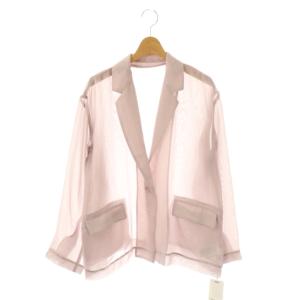 24SS シアージャケット テーラード 0 紫 パープル /AT OS