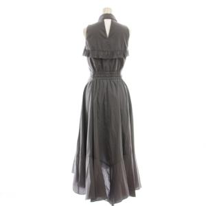 SNIDEL 24AW イレヘムシャツワンピース ノースリーブ 0 ブルーグレー /ES OS