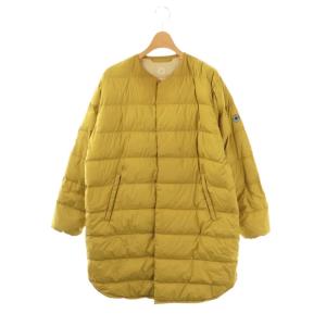 ROUND NECK LONG COAT ダウンコート アウター 1 マスタードイエロー /CX OS