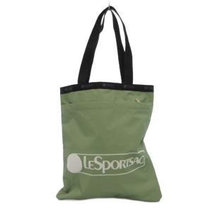 LesportSAC ×CLASSIC POOH Youre a real friend トート バッグ 手提げカバン 緑 グリーン