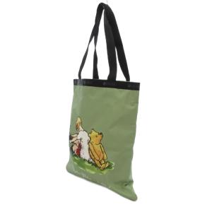 LesportSAC ×CLASSIC POOH Youre a real friend トート バッグ 手提げカバン 緑 グリーン