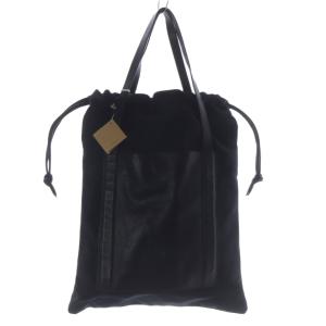 ベジタブルタンニンレザーキャンバス ショルダーバッグ 黒 ブラック 54192304330 /SR2