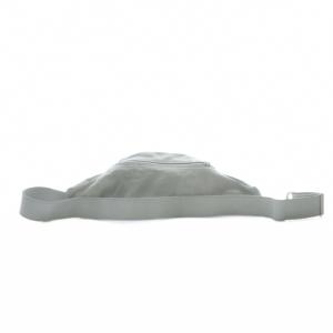 m0851 ボディバッグ ウエストポーチ ライトグレー /SR4