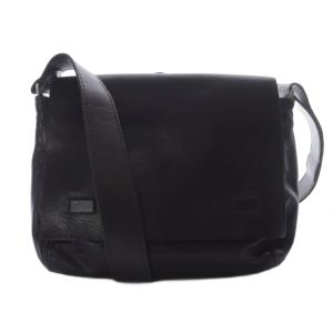 フラップショルダーバッグ レザー 茶色 ブラウン /SR23